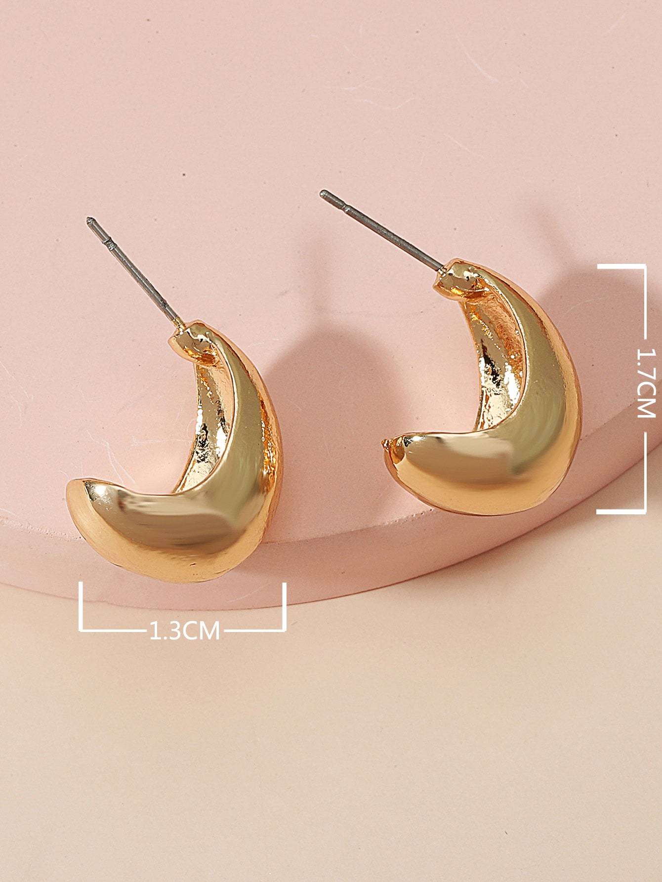 Earring Half Moon,Only Self-pickup Is Supported, And The Displayed Prices Are All Self-pickup Prices