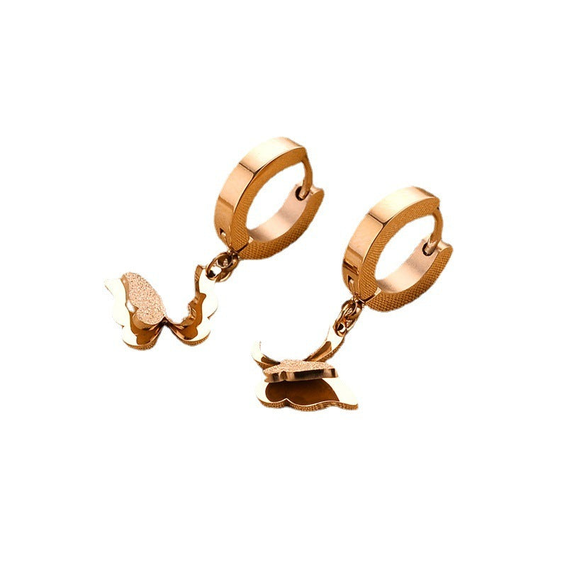 Earrings With Golden Butterfly ,Only Self-pickup Is Supported, And The Displayed Prices Are All Self-pickup Prices